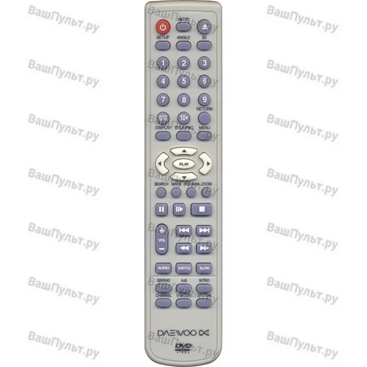 Пульт Daewoo DVD-1350/2 (оригинальный)