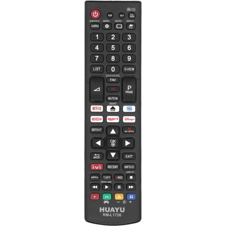 Универсальный пульт Huayu для LG RM-L1726 (IVI , Netflix, PRIME VIDE)
