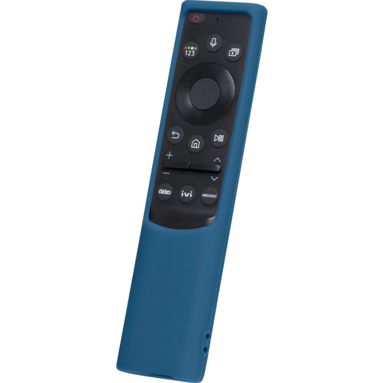Силиконовый чехол H09 Blue синего цвета для пультов телевизора Samsung