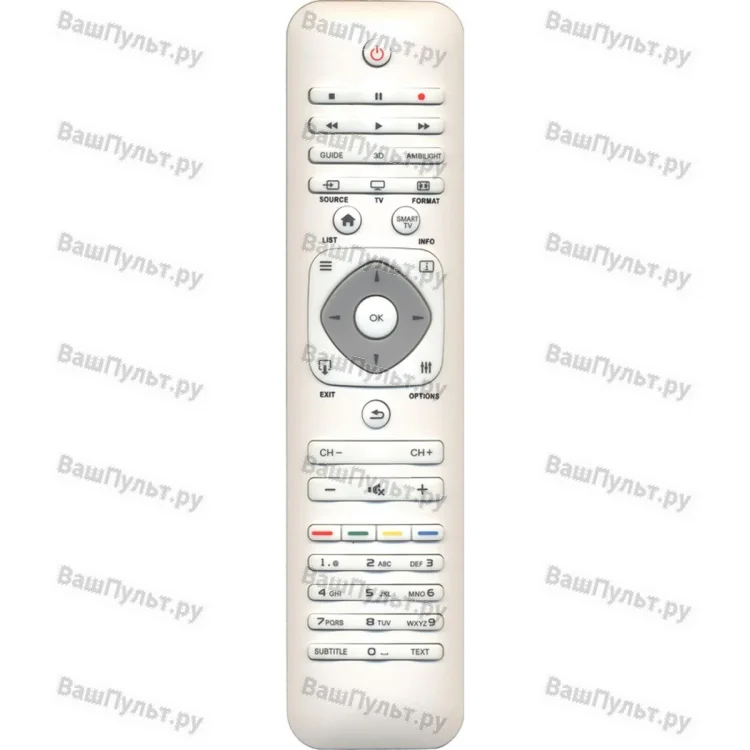 Пульт Huayu для Philips RC2422 5499 0477W (YKF314-001W)