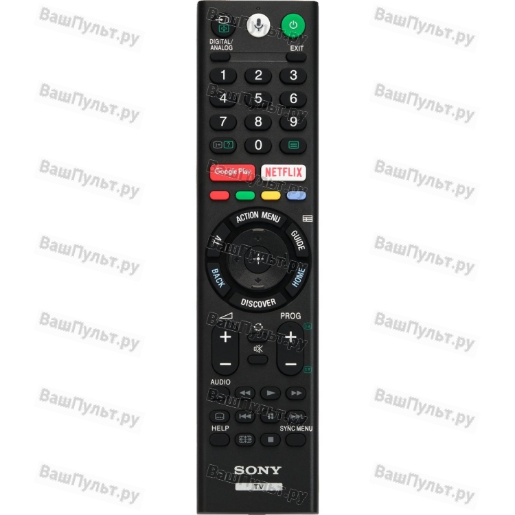 Пульт для Sony RMF-TX300P (NETFLIX 55ХЕ85... с кнопкой Google Play)
