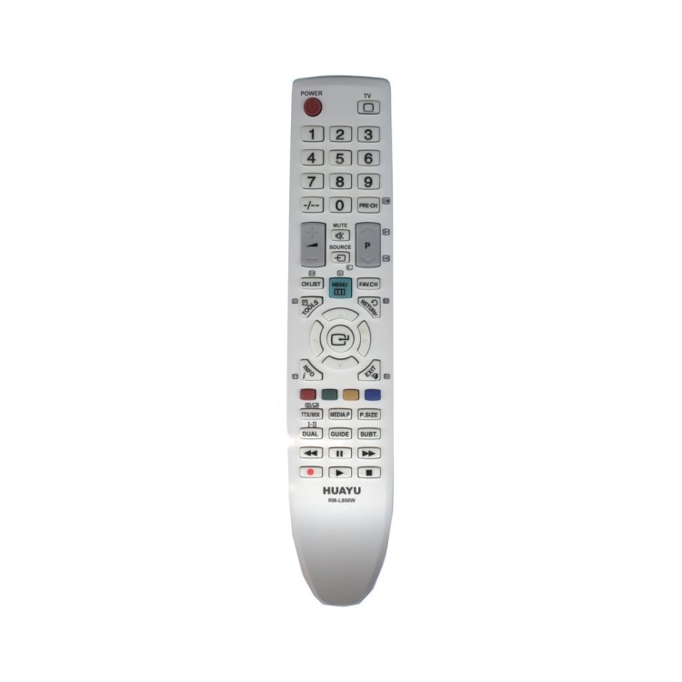 Универсальный пульт Huayu для Samsung RM-L898W белый