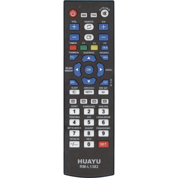 Универсальный пульт Huayu для TV RM-L1382 (RTV-3)