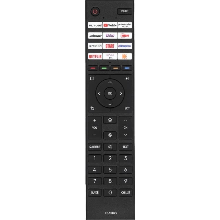 Пульт Huayu для Toshiba CT-95075 (голосовое управление) + батарейки