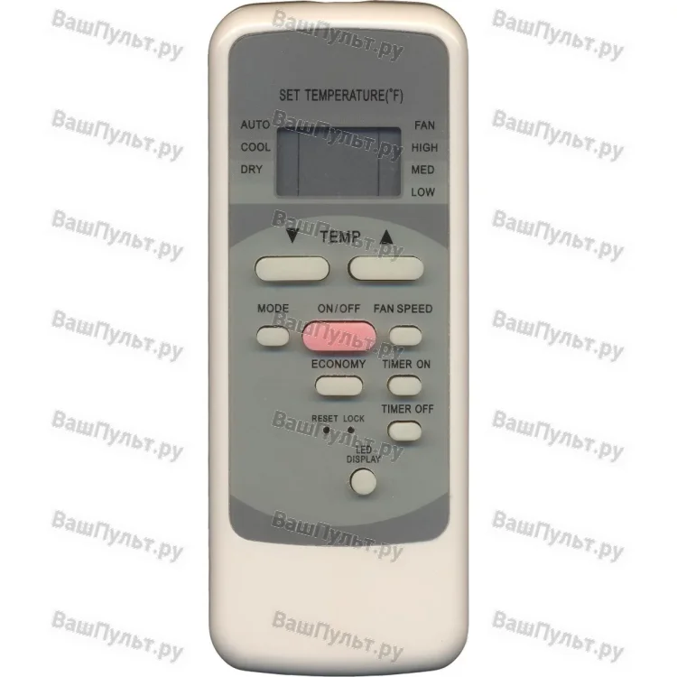 Пульт для кондиционера Daewoo RG51I15/BGCE (оригинальный)