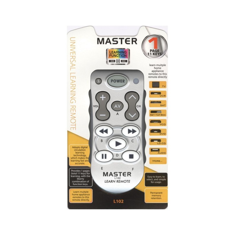 Универсальный пульт Master L102