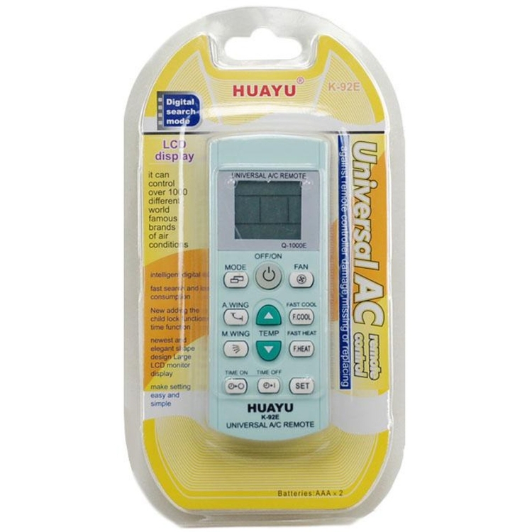 Пульт для кондиционера Huayu K-92E