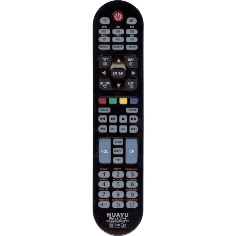 Универсальный пульт Huayu RM-L1107+8 (для телевизоров)