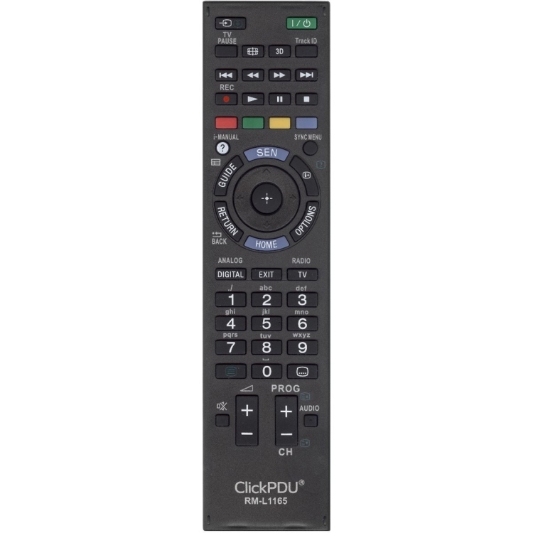 Универсальный пульт ClickPdu для Sony RM-L1165 (корпус RM-ED047)