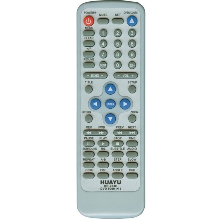 Универсальный пульт Huayu HR-763E 5000 в 1 (для DVD)