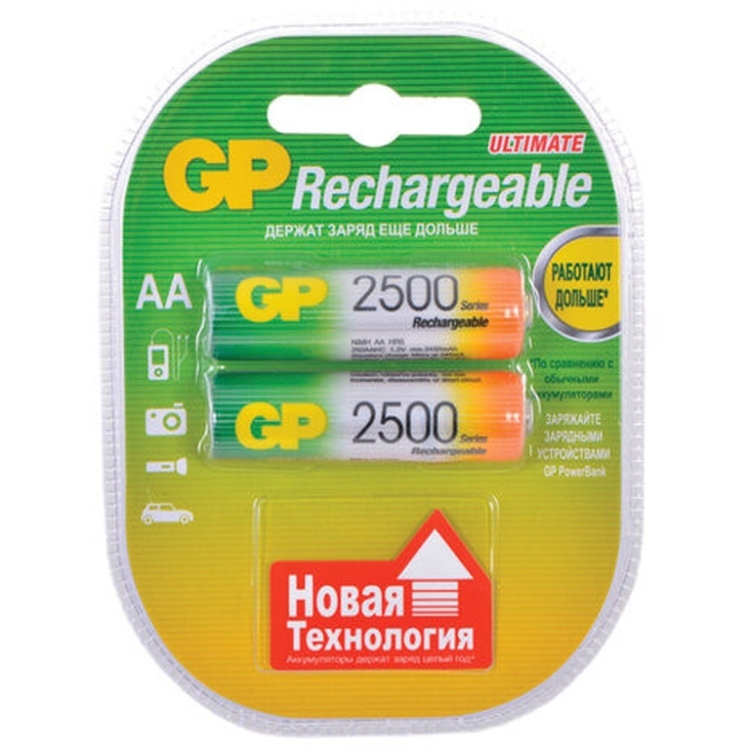 Аккумулятор AA BL2 GP 2500mAh в бумажной упаковке (20)