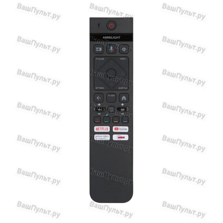 Пульт Huayu для Philips PH-V19 (голосовое управление) +батарейки