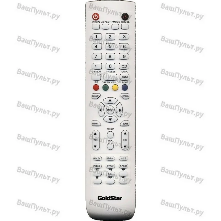 Пульт Goldstar 9912170799 (Y-72C) белый (оригинальный)