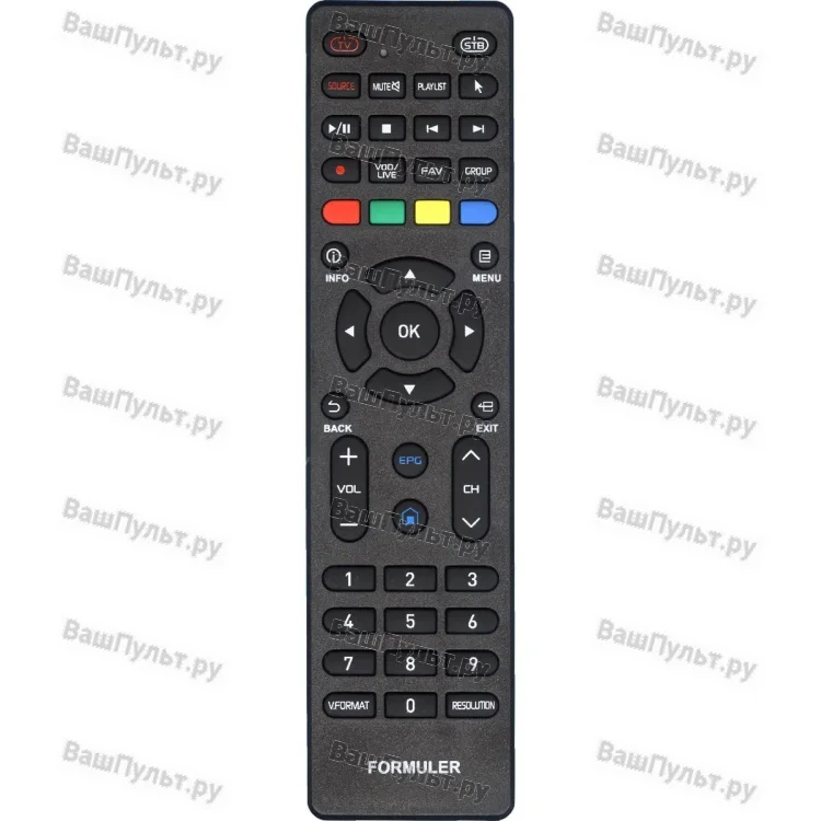 Пульт Huayu для Formuler Z Plus IPTV Android 4K
