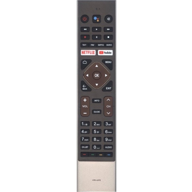 Пульт Huayu для Blaupunkt HE-V2 (HTR-U27E) (голосовое управление) (серый)
