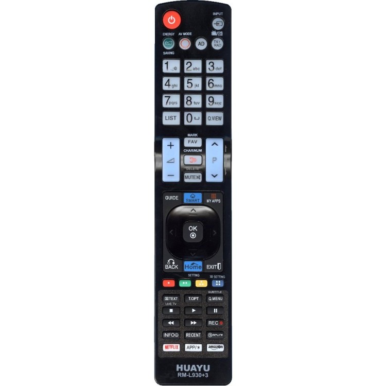 Универсальный пульт Huayu для LG RM-L930+3 ( RM-L930+) 3D