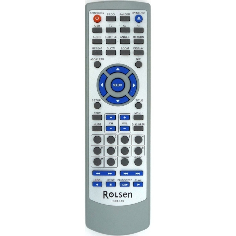 Пульт Rolsen RDR-410/420/430 (DVD pleer)
