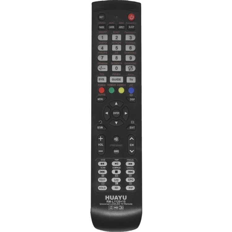 Универсальный пульт Huayu RM-L1120+15 (для разных брендов)