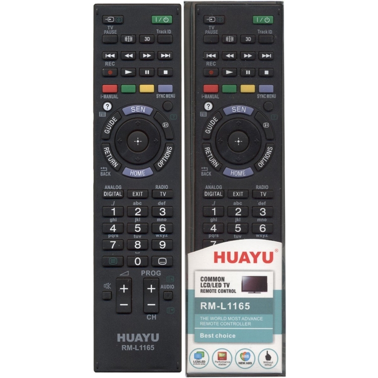 Универсальный пульт Huayu для Sony RM-L1165 3D (корпус RM-ED047)