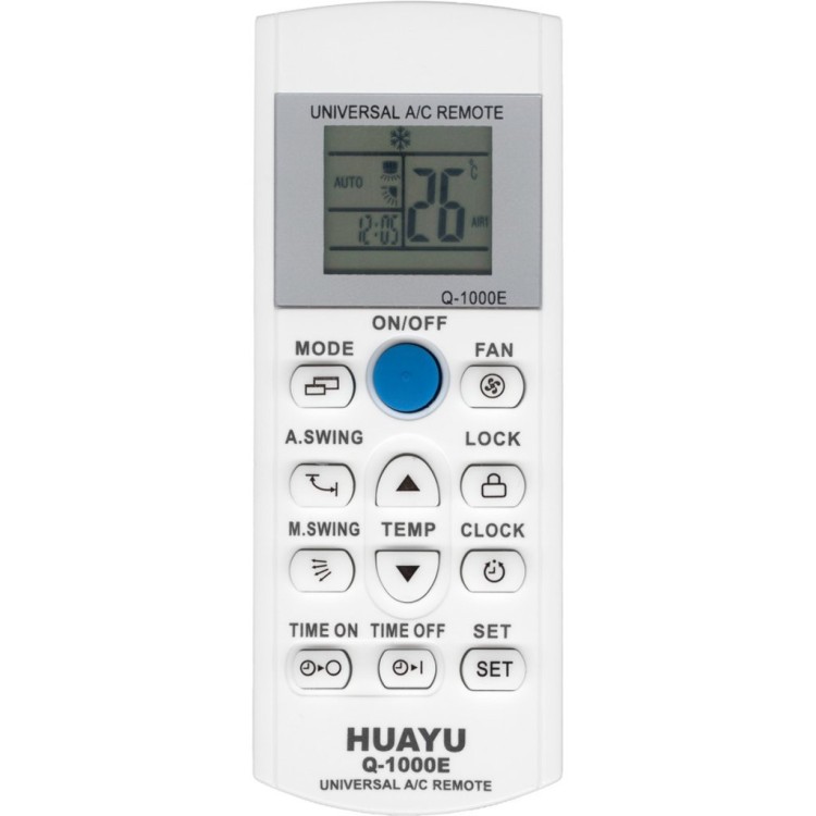 Пульт для кондиционера Huayu Q-1000E (NEW) (универсальный)