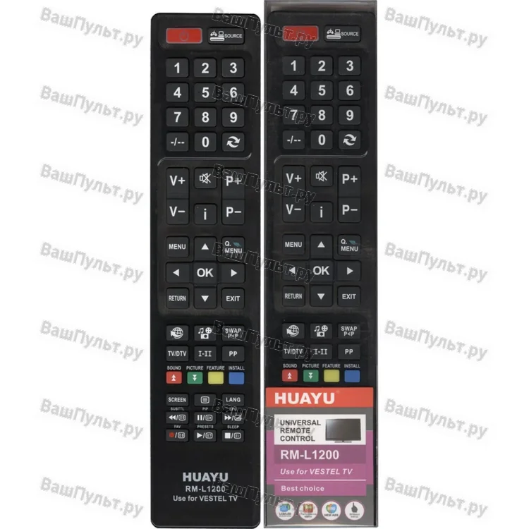 Универсальный пульт Huayu для Vestel RM-L1200