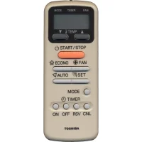 Пульт для кондиционера Toshiba RAS-09 (RAS-07, RAS09, RAS07, WH-E1NE) (оригинальный)