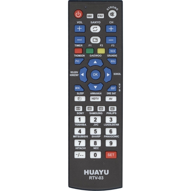 Универсальный пульт Huayu RTV-03 (для телевизоров)
