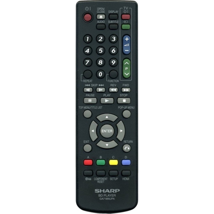 Пульт Sharp GA718WJPA