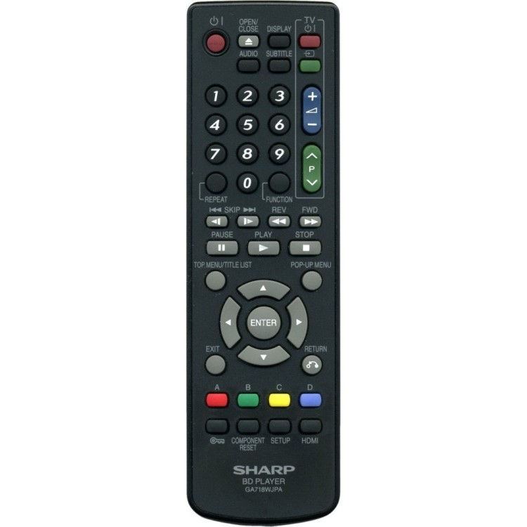 Пульт Sharp GA718WJPA