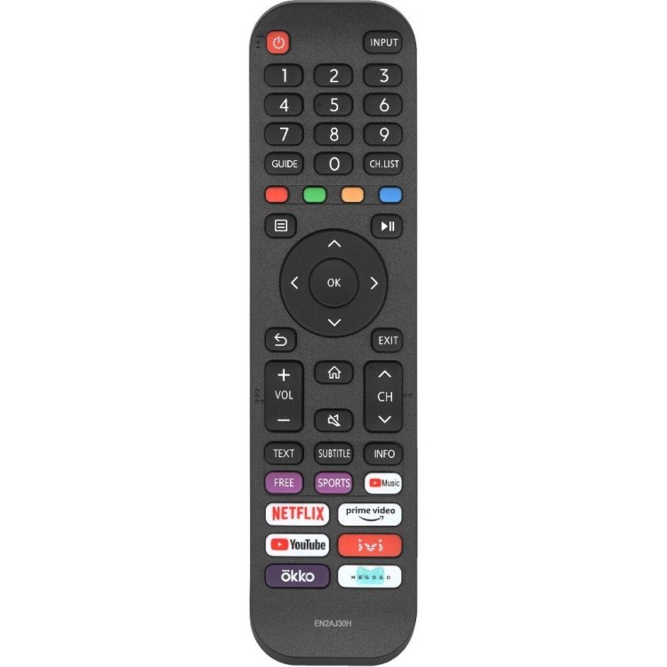 Пульт Huayu для Hisense EN2AJ30H (SMART TV, OKKO, IVI, MEGOGO)