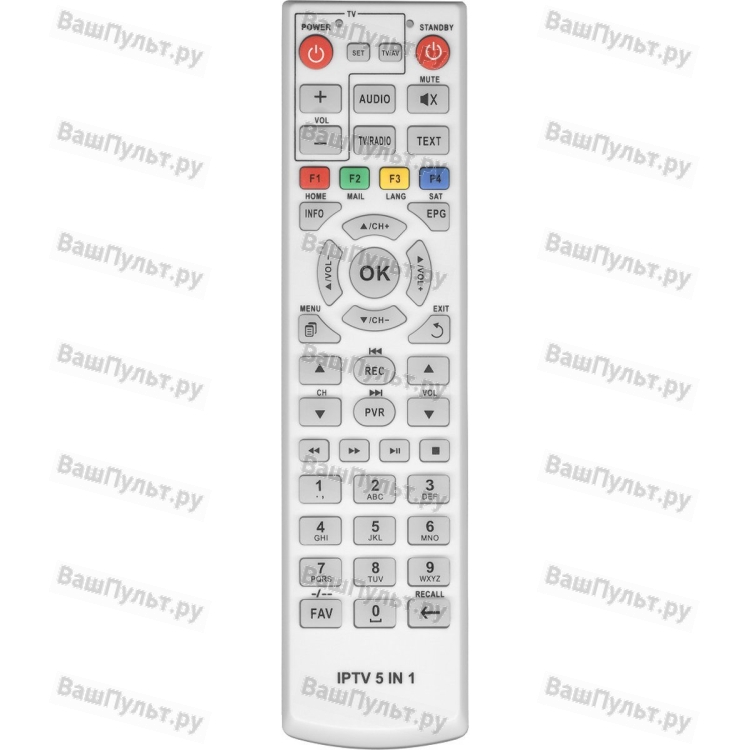 Универсальный пульт Huayu для ZALA (Горизонт) (IP-TV 5 в 1)