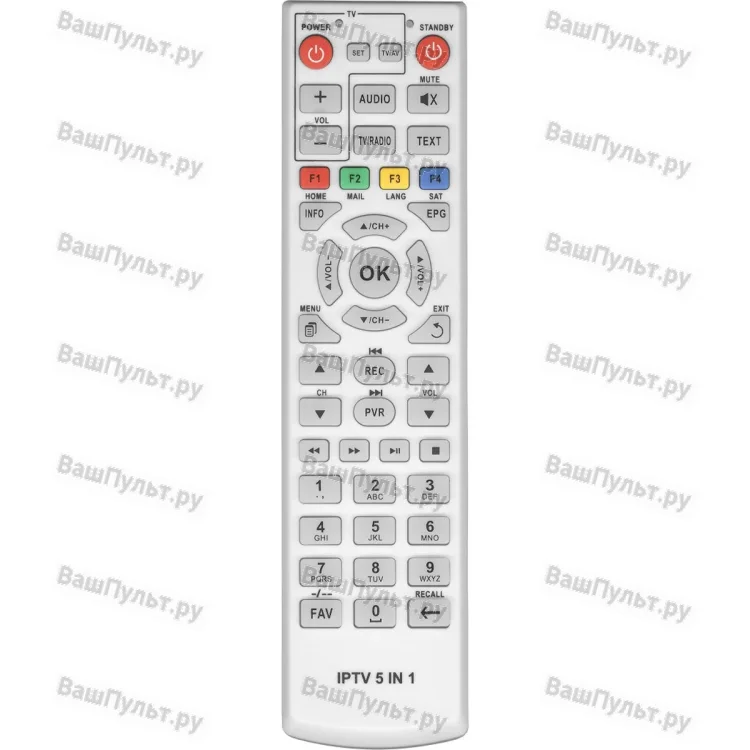 Универсальный пульт Huayu для ZALA (Горизонт) (IP-TV 5 в 1)
