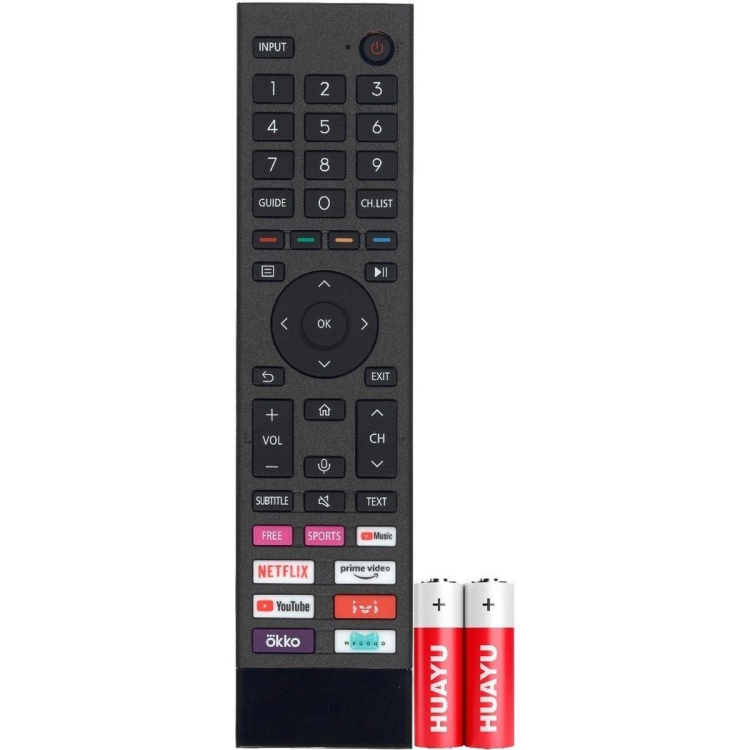 Пульт Huayu для Hisense ERF3E80H (LCD SMART TV) (голосовое управление) + батарейки