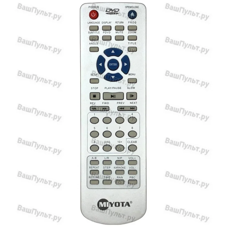 Пульт Miyota DVD karaoke (оригинальный)
