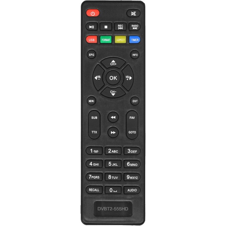 Пульт Huayu для Lumax DVBT2-555HD