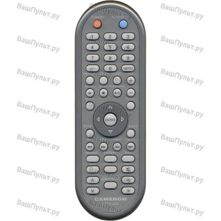 Пульт Cameron LDTV-820, Shivaki PDVD-1850 (оригинальный)